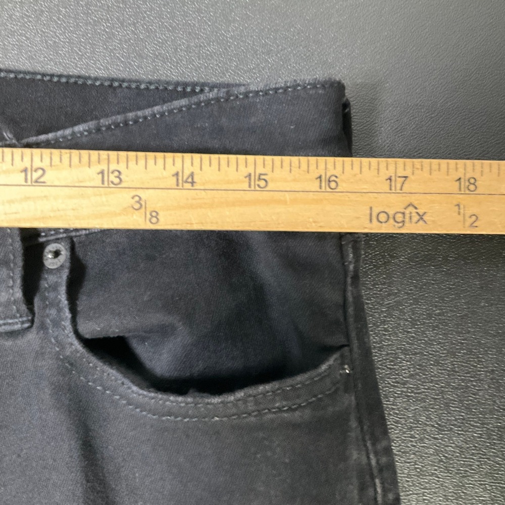 Hollister Super Skinny Jeans MEN 32x33 Black Cotton Blend Advanced Stretch Slim - Picture 7 of 11